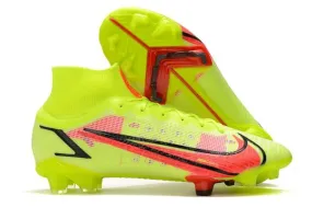 Kids Nike Mercurial Superfly 8 'Montivation Pack' FG - Volt Bright Crimson Black