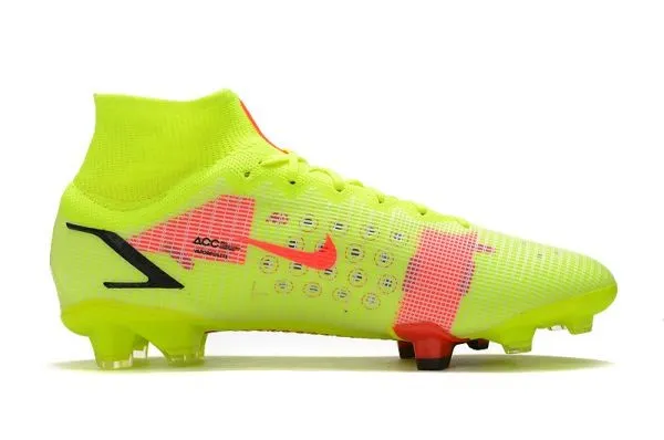 Kids Nike Mercurial Superfly 8 'Montivation Pack' FG - Volt Bright Crimson Black