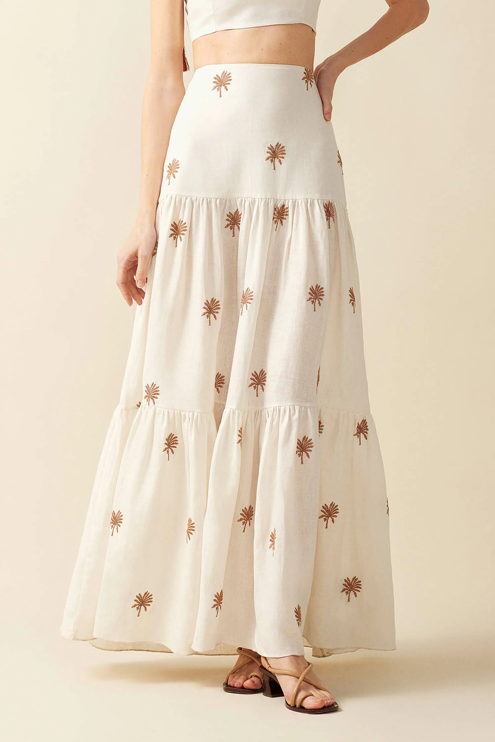 Kima Embroidered Skirt