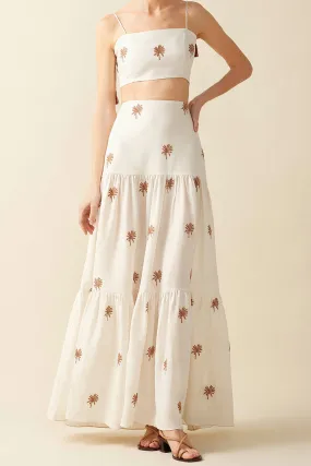 Kima Embroidered Skirt