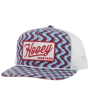 Lakota Red, Blue, and White Hat