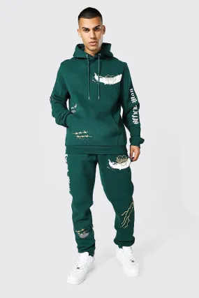 Limited Graffiti Hooded Tracksuit