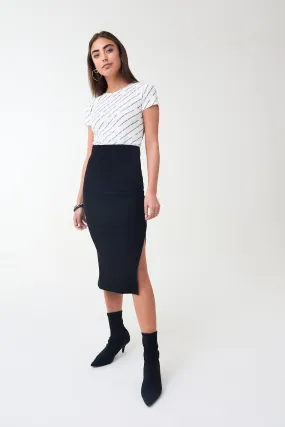 Maria rib skirt