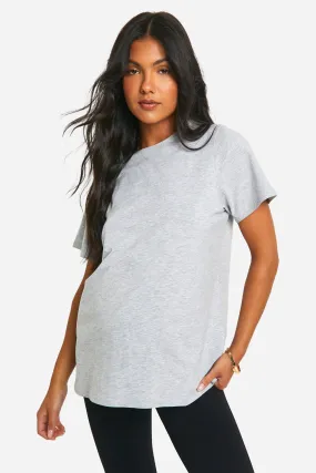 Maternity Basic Crew Neck T-shirt