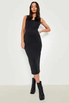 Maternity Bodycon Midi Dress