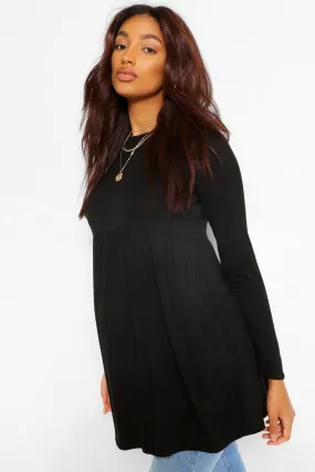 Maternity Long Sleeve Smock Top