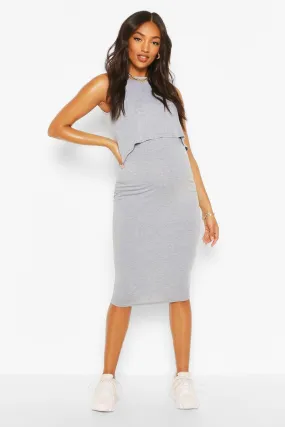 Maternity Nursing Bodycon Dress