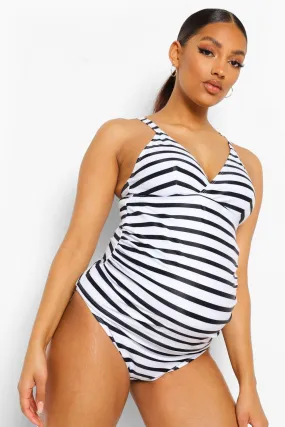 Maternity Stripe Tankini