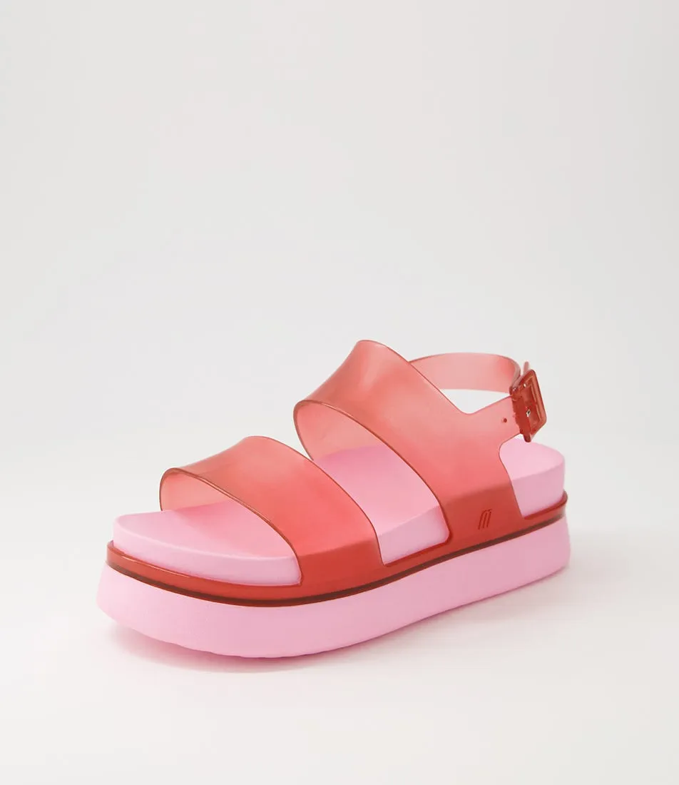 MELISSA Cosmic Sandal Red Pink Pvc Sandals