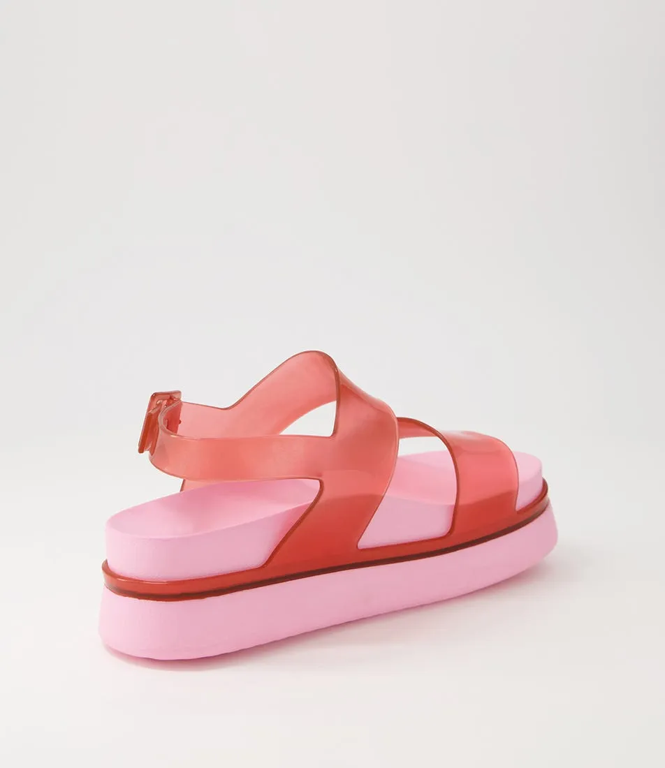 MELISSA Cosmic Sandal Red Pink Pvc Sandals