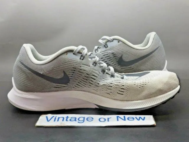 Men's Nike Air Zoom Elite 9 White Wolf Grey Anthracite R...