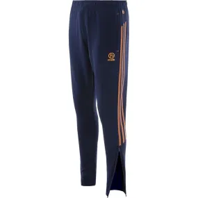 Men's Pluto Hybrid Skinny Tracksuit Bottoms Marine / Orange