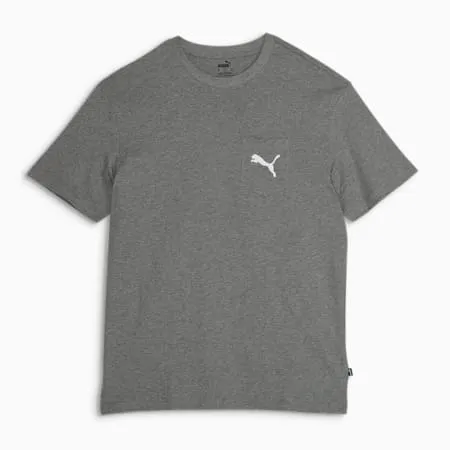 Men's Pocket Tee 2.0 | Medium Gray Heather | PUMA SHOP ALL PUMA | PUMA 