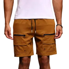 Men's Workwear Loose Solid Color Shorts 74898352X