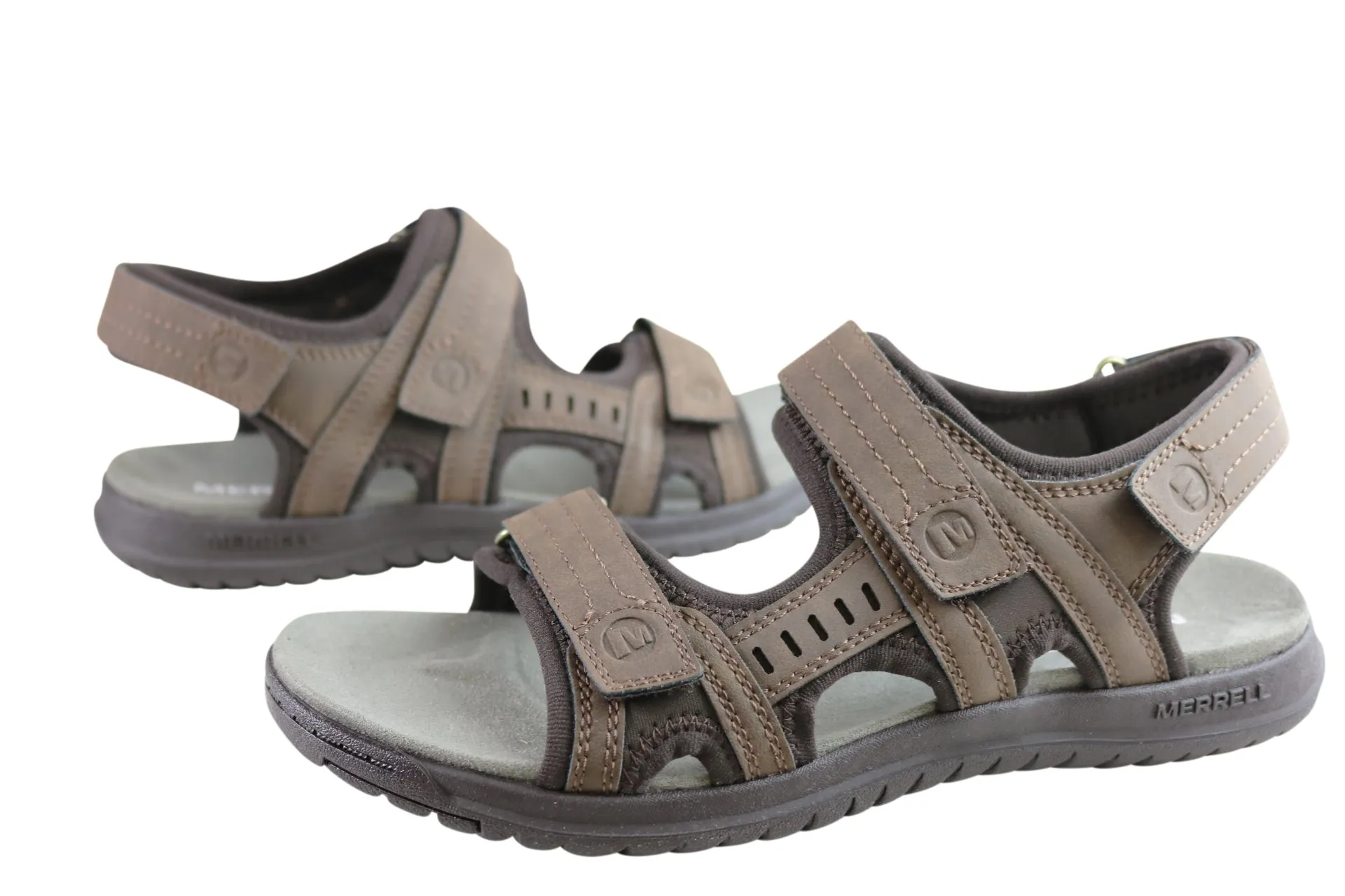 Merrell Mens Comfortable Veron Sandals With Adjustable Straps