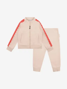 Moncler Enfant Girls Tracksuit With Embroidered Trims