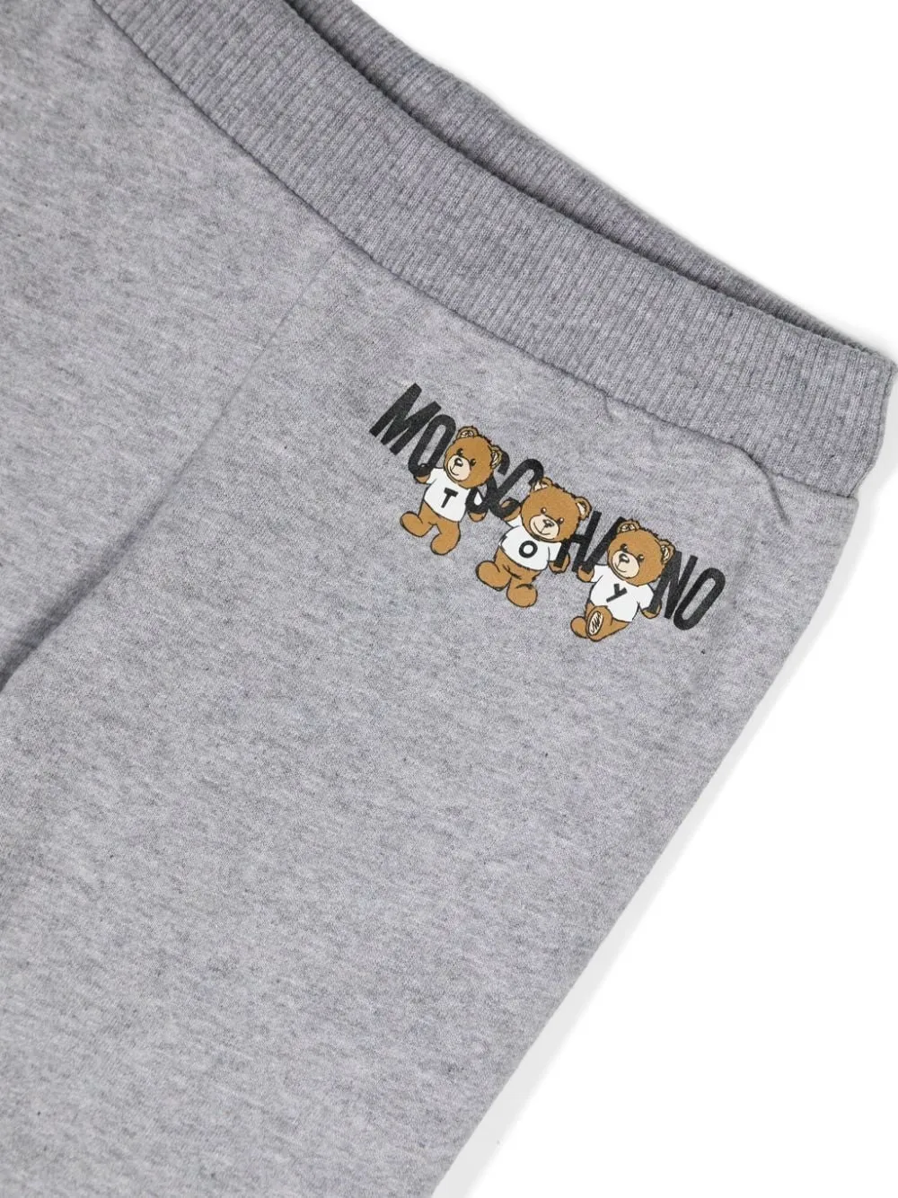 MOSCHINO KIDS Grey Tracksuit with Moschino Teddy Bear Print