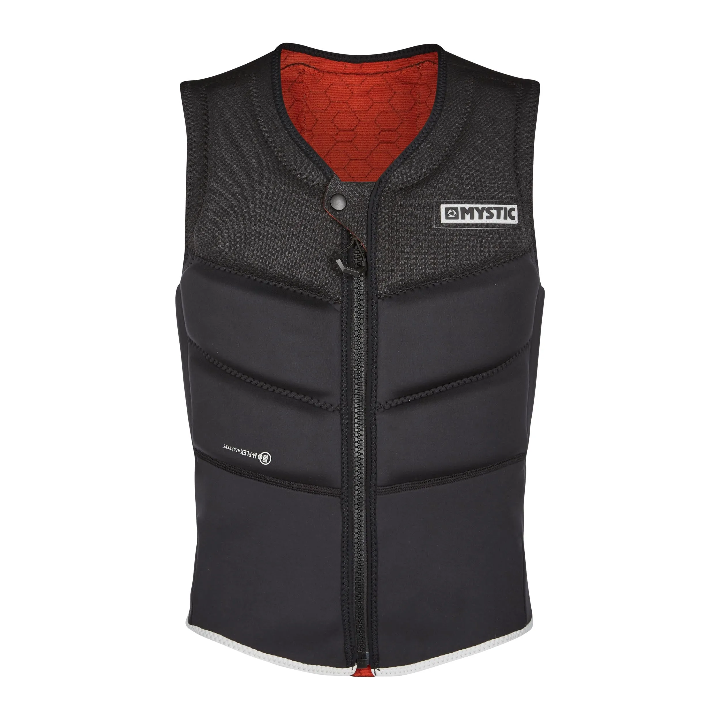 Mystic Foil Impact Fzip Kite Vest-Black