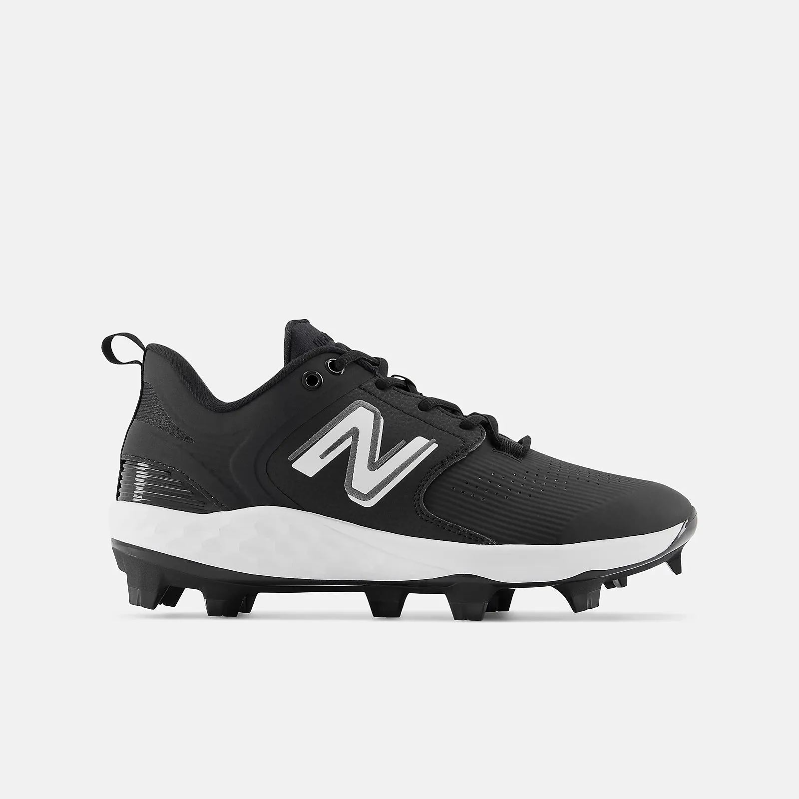 New Balance Black Synthetic PL3000v6 Molded Cleats