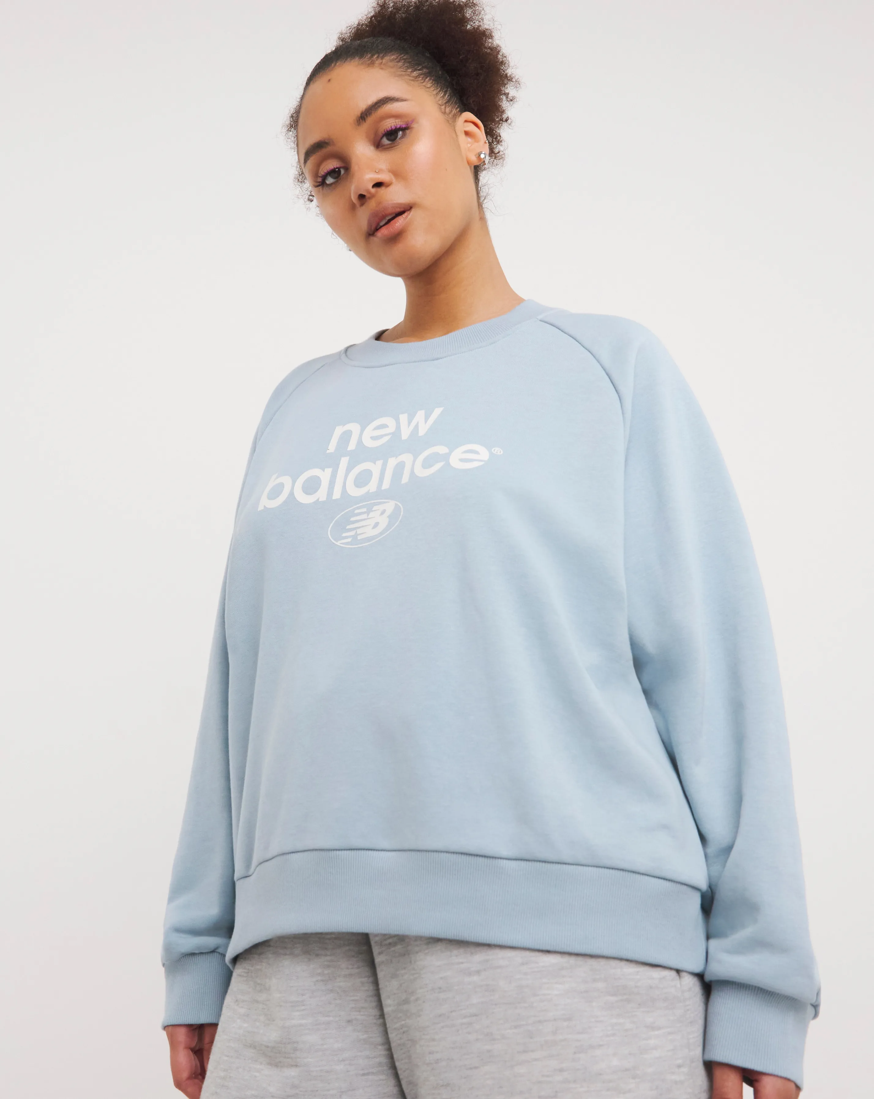 New Balance Essentials Fleece Sweatshirt | Simply Be