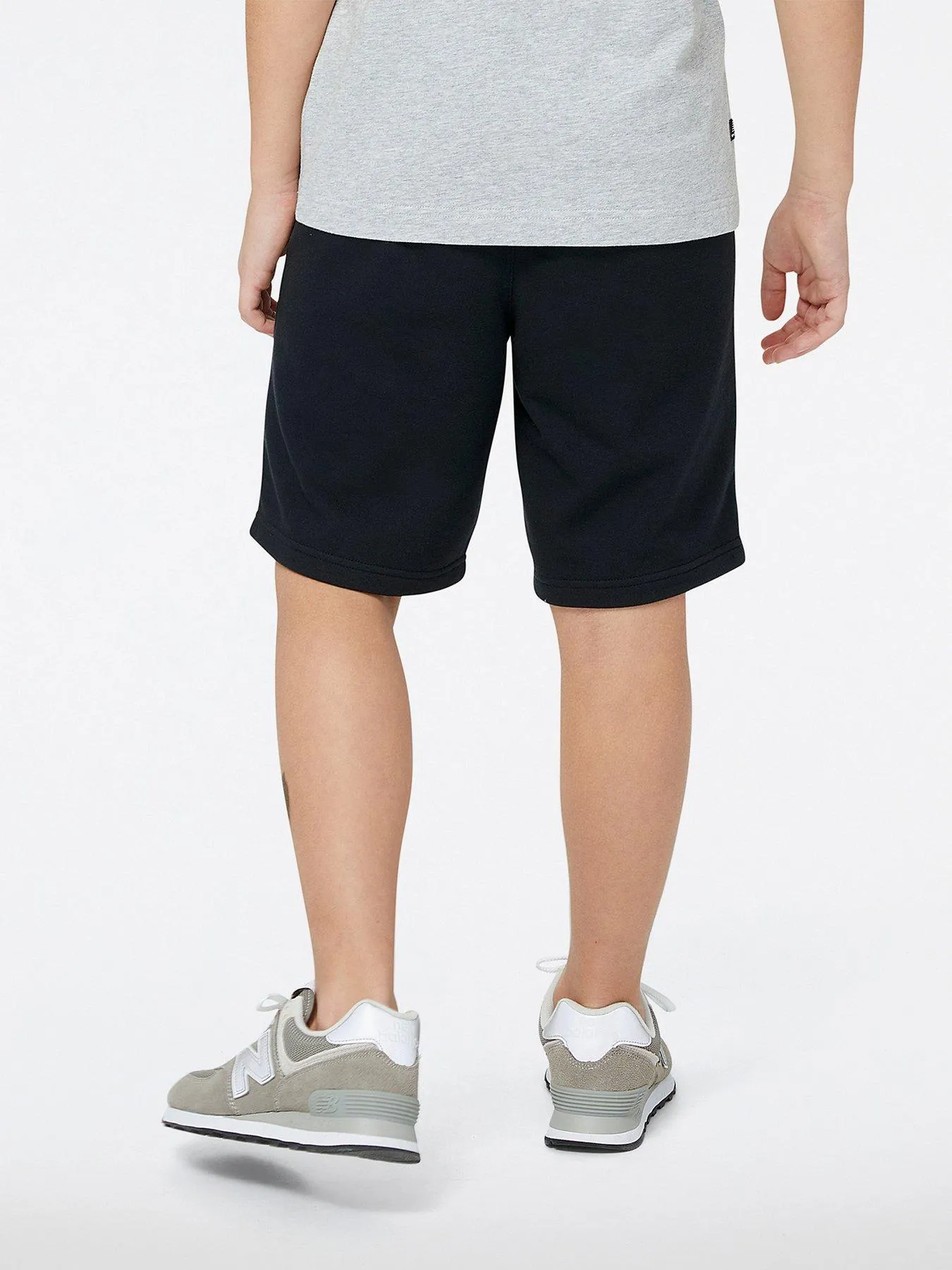 New Balance Essentials Stacked Logo Short - Black