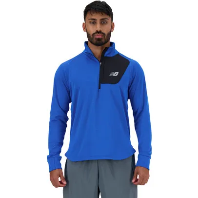 New Balance Heat Grid Half-Zip Longsleeve Men