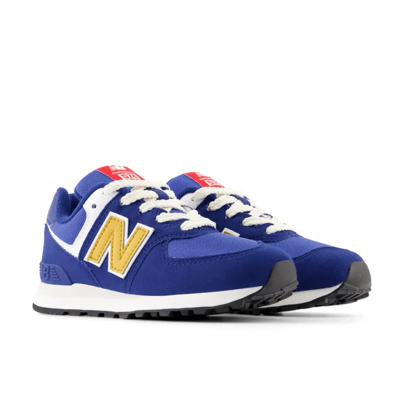 New Balance Youth 574 Running Shoe - PC574HBG (Wide)