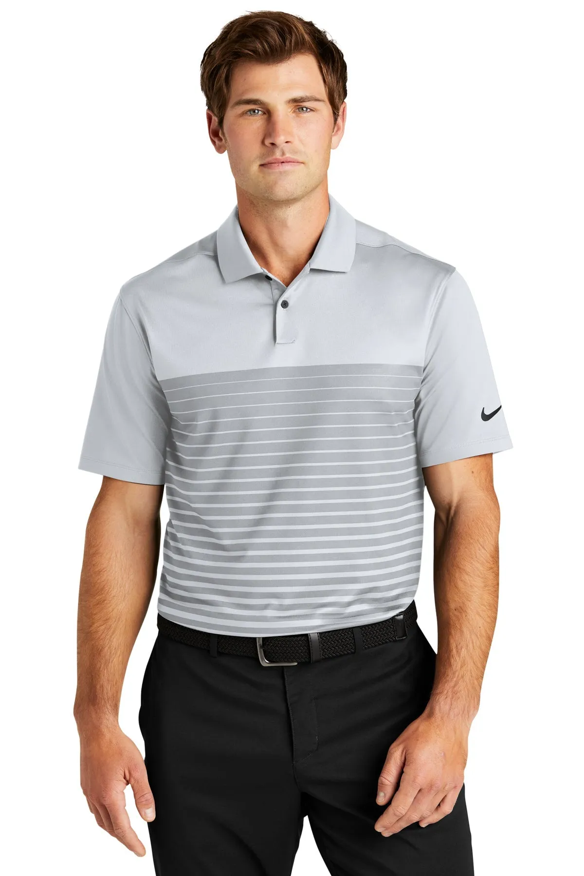 Nike Dri-FIT Vapor Block Customized Polos, Wolf Grey