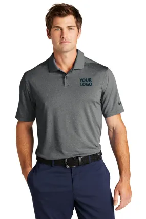 Nike Dri-FIT Vapor Customized Polos, Black Heather