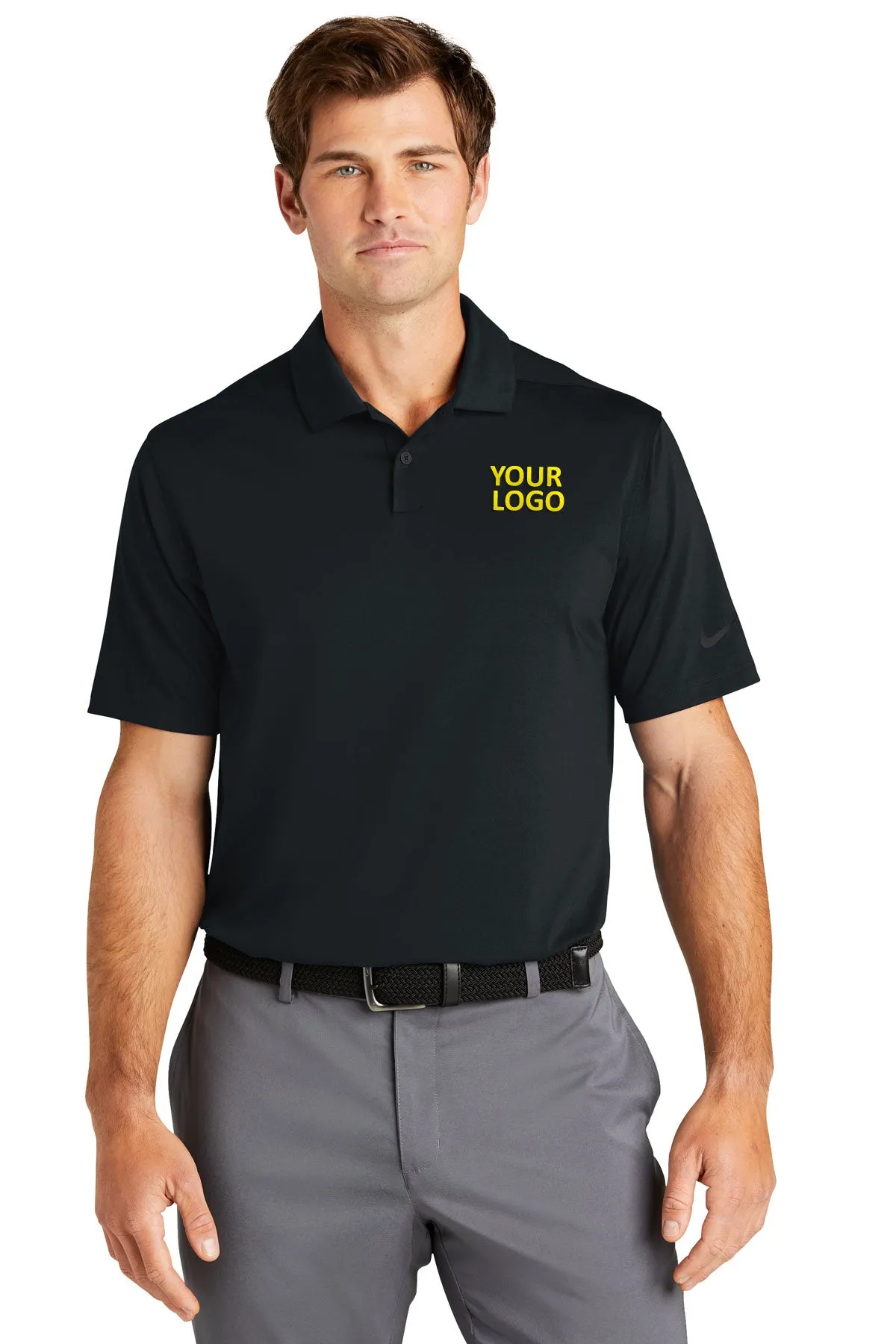 Nike Dri-FIT Vapor Customized Polos, Black