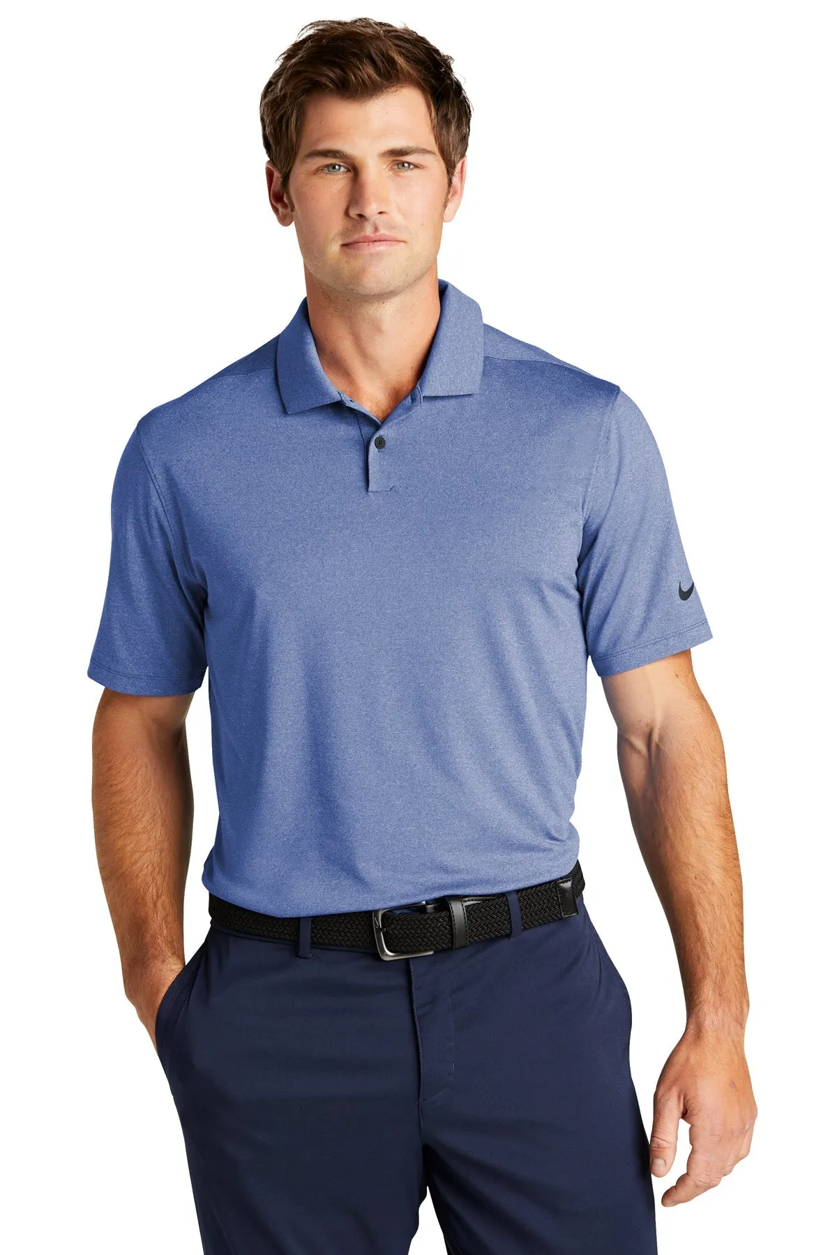 Nike Dri-FIT Vapor Customized Polos, Game Royal Heather