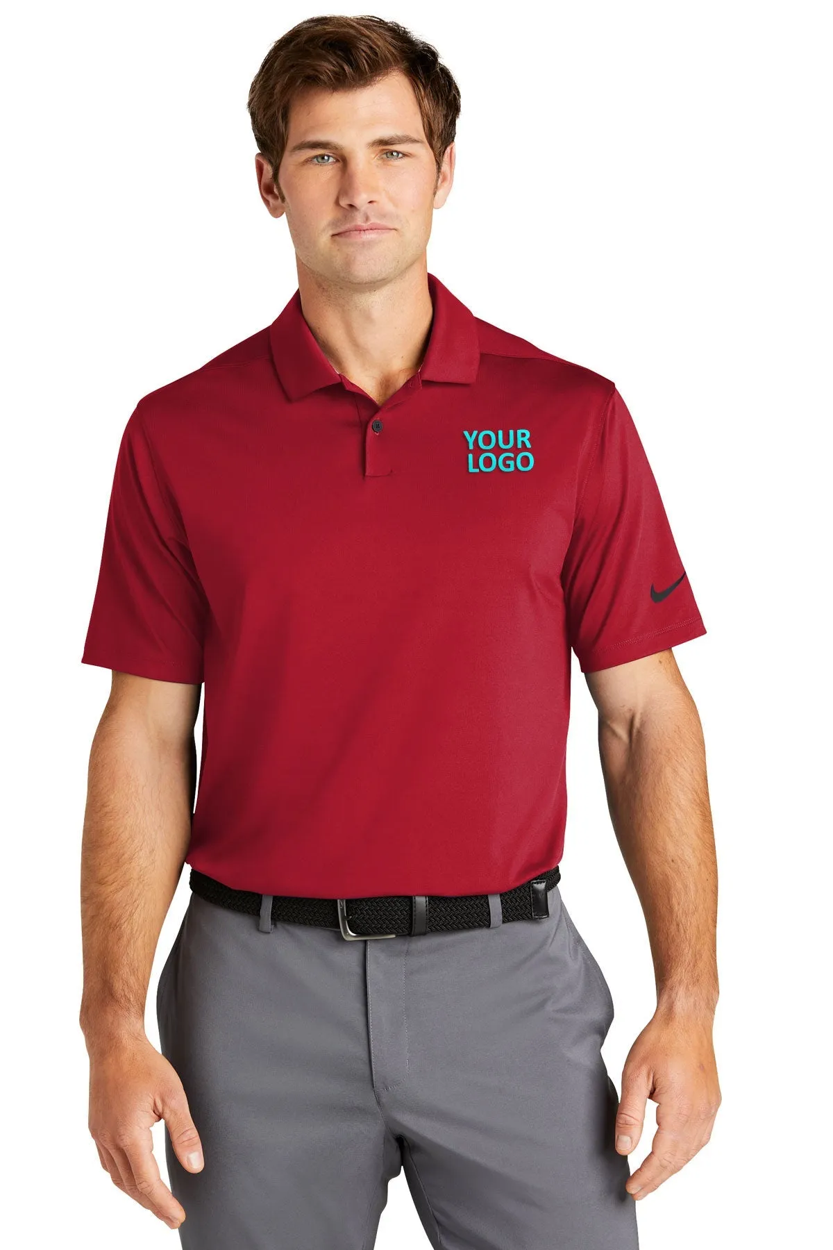 Nike Dri-FIT Vapor Customized Polos, Gym Red