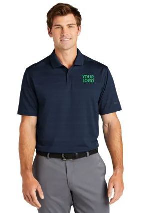 Nike Dri-FIT Vapor Jacquard Customized Polos, Navy