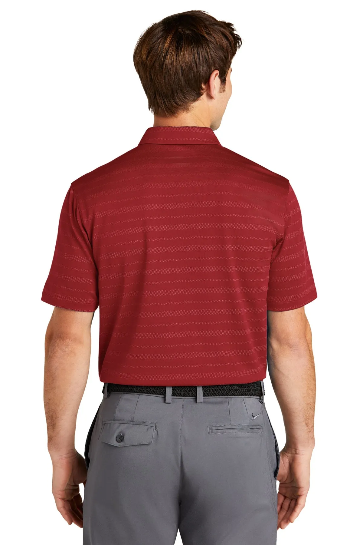 Nike Dri-FIT Vapor Jacquard Customized Polos, Team Red