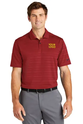 Nike Dri-FIT Vapor Jacquard Customized Polos, Team Red