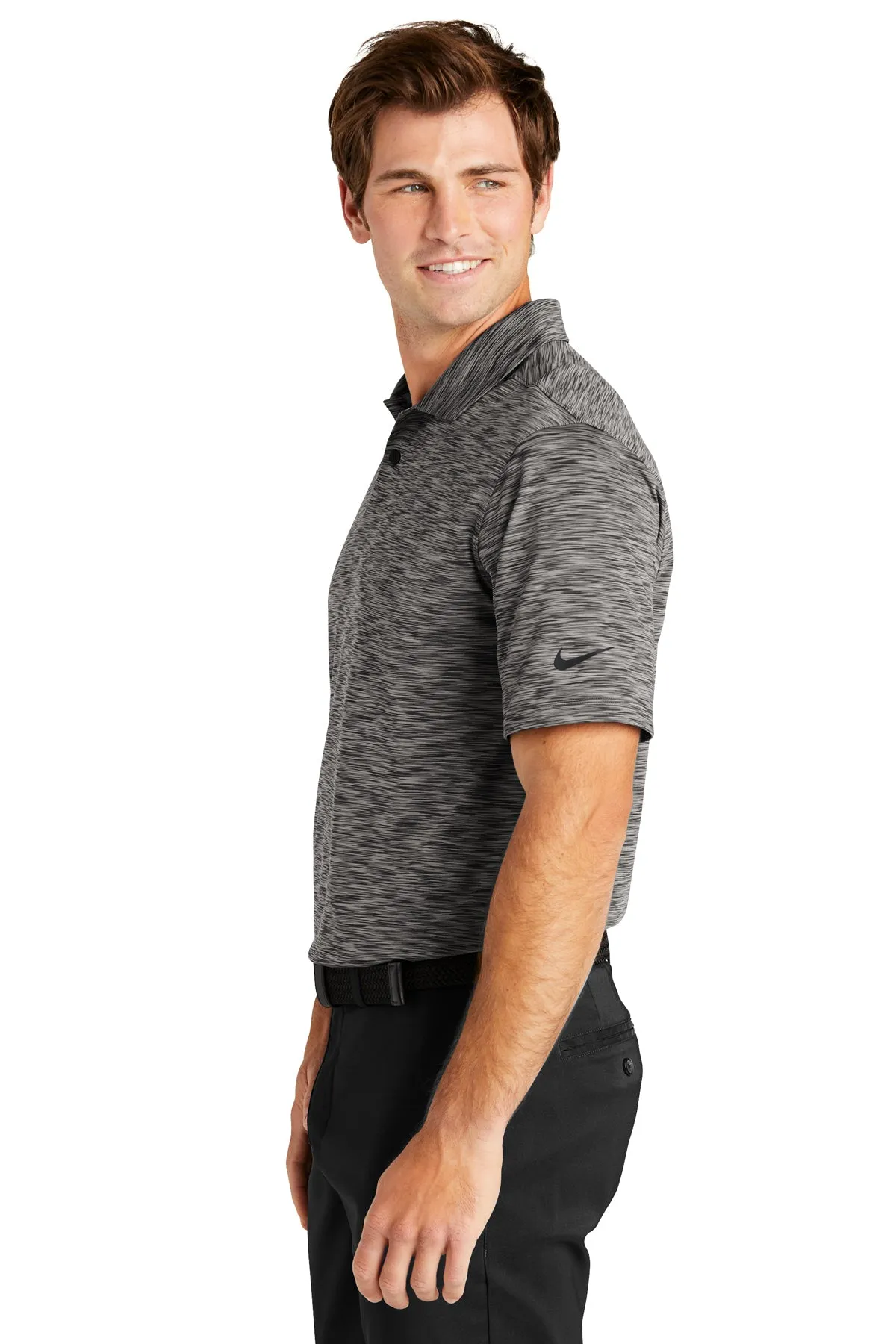 Nike Dri-FIT Vapor Space Dyed Custom Polos, Anthracite