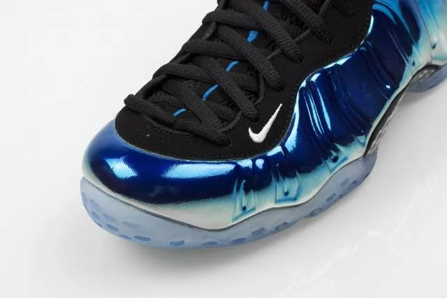 Nike Foamposite Blue Mirror Free shipping!