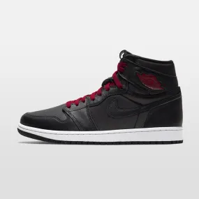 Nike Jordan 1 "Black Satin Gym Red" High