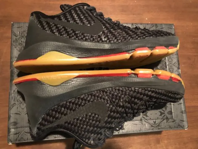 Nike kd 8 ext - weave gum black gold