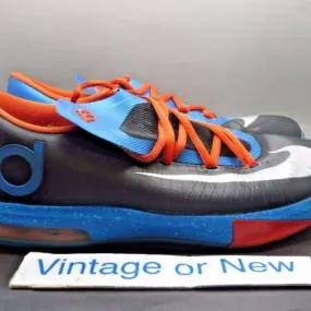 Nike kd vi 6 okc away gs kevin durant sz 6.5y