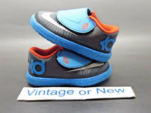 Nike kd vi 6 okc thunder away td toddler kevin durant 2013 sz 5c