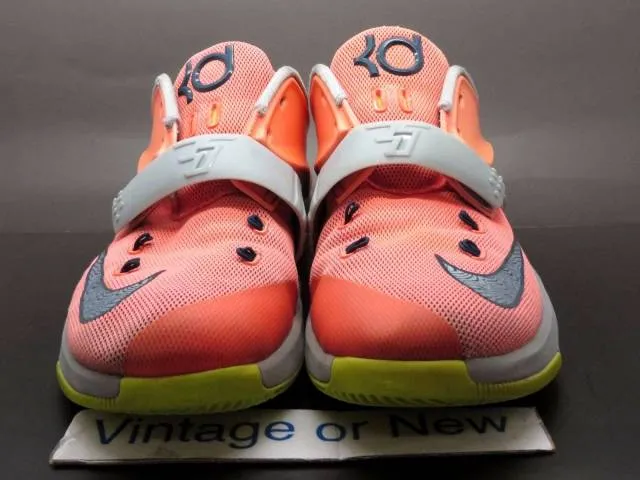 Nike kd vii 7 bright mango 35k degrees gs kevin durant sz 6.5y