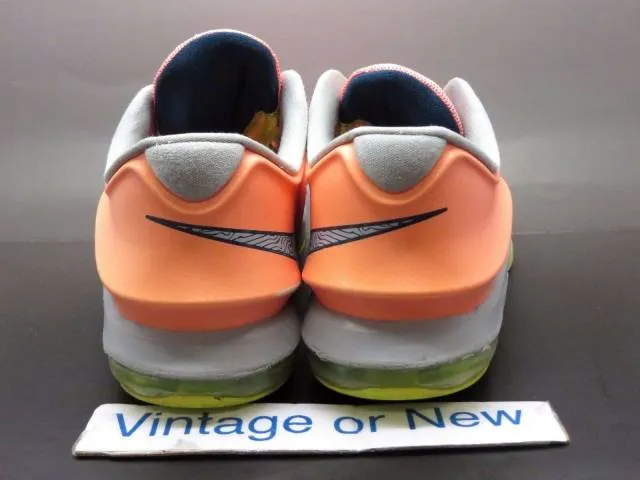 Nike kd vii 7 bright mango 35k degrees gs kevin durant sz 6.5y