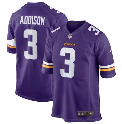 Nike Kids' Minnesota Vikings Jordan Addison #3 Draft Jersey