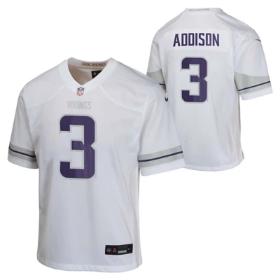 Nike Kids' Minnesota Vikings Jordan Addison #3 Winter Warrior Jersey