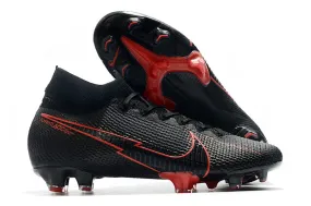 Nike Mercurial Superfly 7 Elite FG - Black/Black/Dark Smoke/Grey