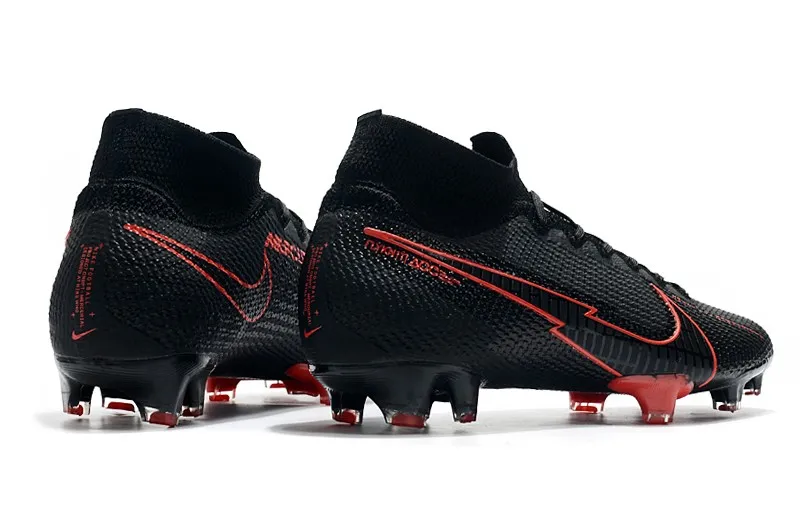 Nike Mercurial Superfly 7 Elite FG - Black/Black/Dark Smoke/Grey