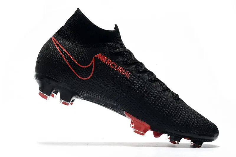 Nike Mercurial Superfly 7 Elite FG - Black/Black/Dark Smoke/Grey