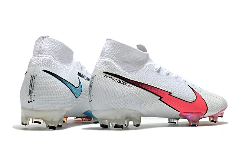 Nike Mercurial Superfly 7 Elite Fg - White/Flash Crimson/Platinum Tint