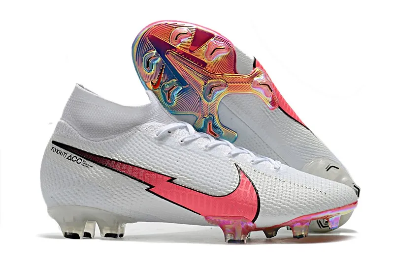 Nike Mercurial Superfly 7 Elite Fg - White/Flash Crimson/Platinum Tint